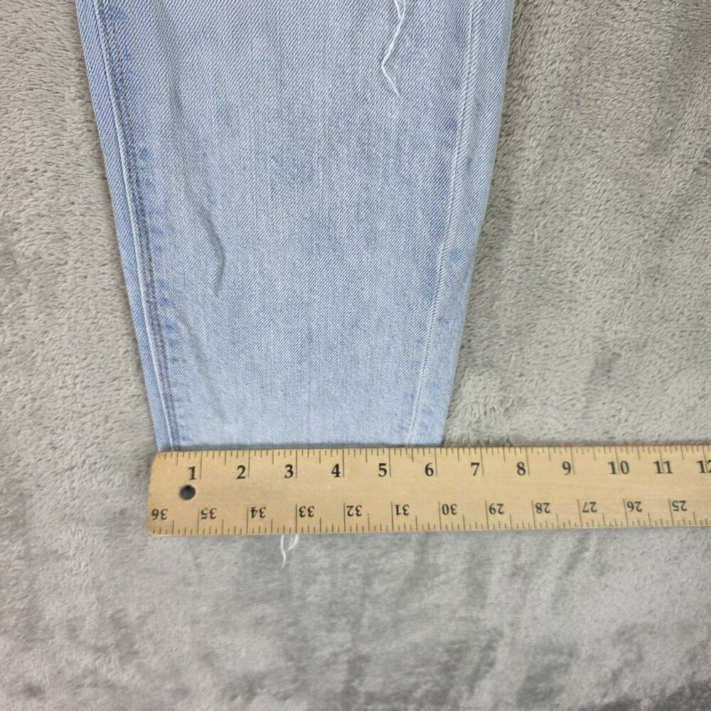 American Eagle Outfitters Mom Jeans Womens 00 X-Short High Rise Distressed Denim - Picture 11 of 12